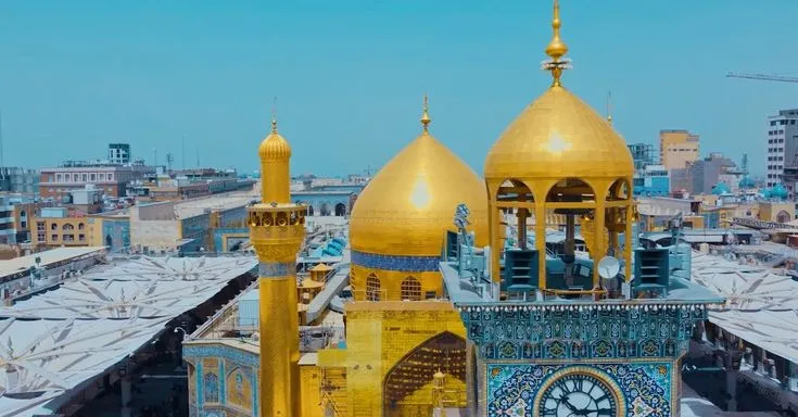 Best Imam Ali Shrine During The Day By Drone Abu Turab: Maula Hazrat Ali Ka Famous Laqab | Waqia